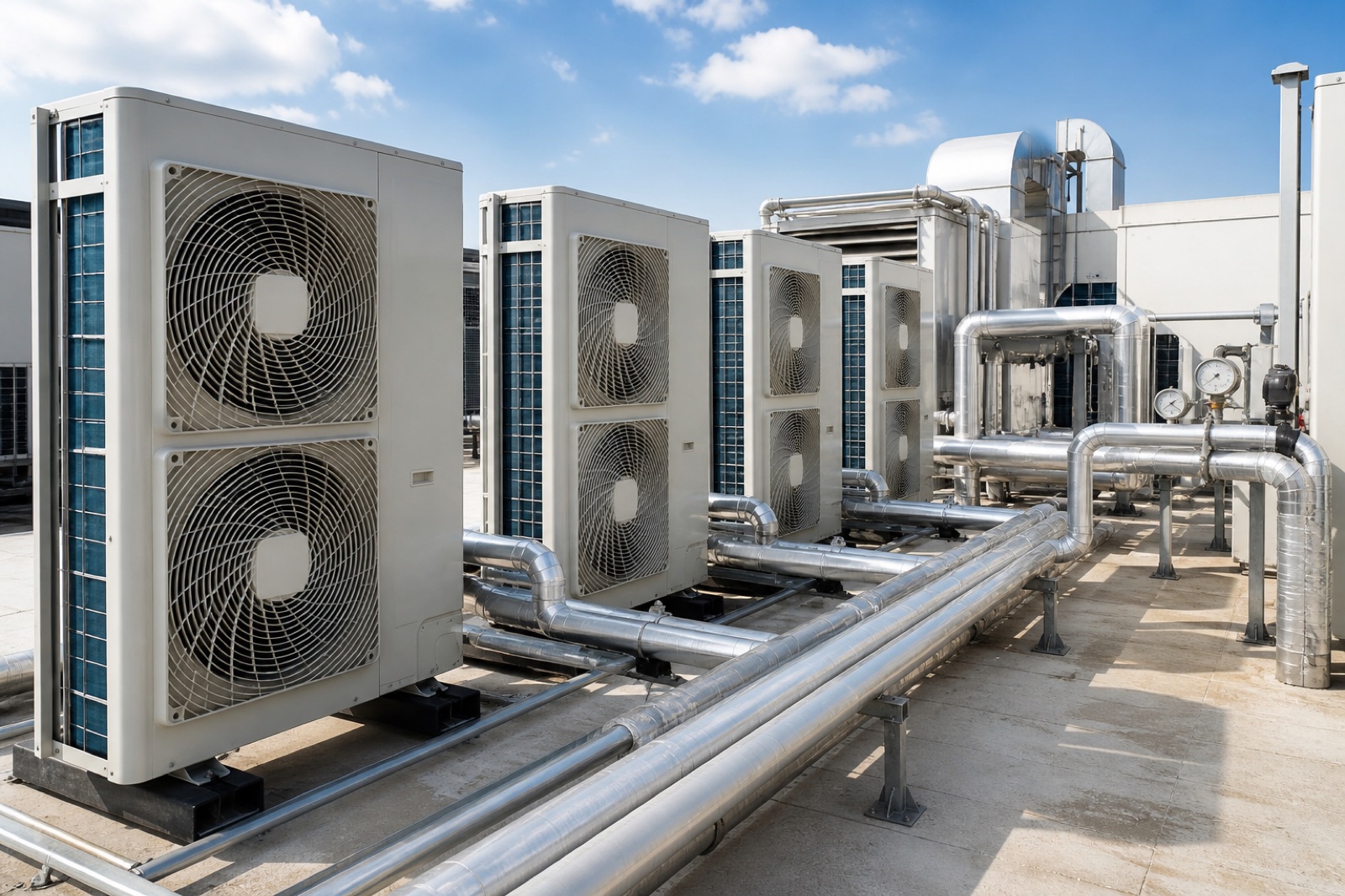 Unità HVAC per refrigerazione e condizionamento